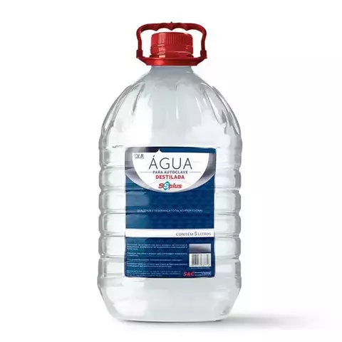 Água Destilada Para Autoclave 5 litros