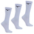 Meia Mizuno Basic Cano Alto com 3 Pares Masculino - comprar online