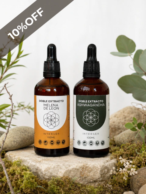 PACK Regulación del Estrés - Melena de León 100ml + Ashwagandha 100ml