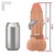 Penis com escroto 21x6,5cm - comprar online