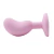Plug Anal em Silicone com Pedra - Formato de Feijão - loja online