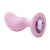 Plug Anal em Silicone com Pedra - Formato de Feijão na internet