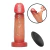 Pênis Realístico com Dupla Camada e Vibro com Controle Remoto - 20 x5cm