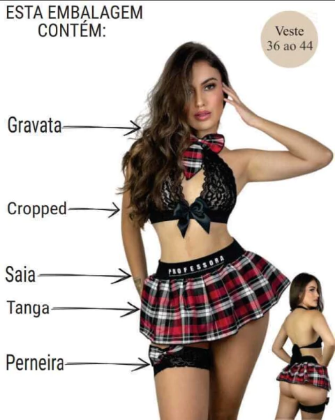 Fantasia professora luxo - comprar online