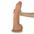 Penis gigante com escroto e ventosa 41x8,8cm