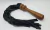 Flogger couro com cabo de madeira
