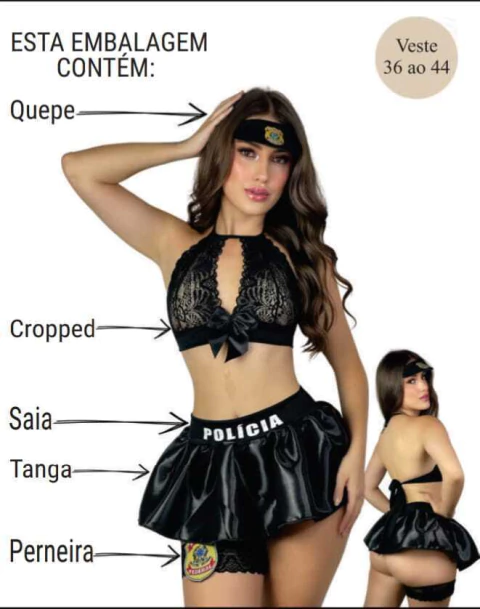 Fantasia Policia Federal luxo - comprar online