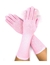Luva longa em poliester 33cm ROSA - comprar online