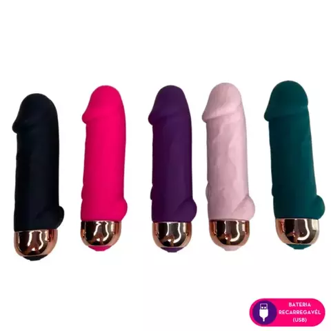 Cápsula vibratória recarregável em formato de glande - comprar online