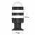 Plug Anal com listas pretas e brancas 19,5x7,7x7,7cm - comprar online