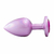 Plug G de metal com pedra ROSA - Tempero Apimentado