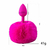 Plug Anal P em silicone com Rabo Coelho PINK - Tempero Apimentado