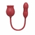 Vibrador rosa 2 em 1 sucção / vai e vem