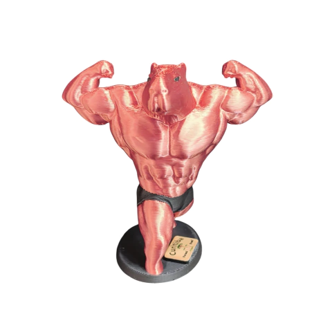 Capivara Fisiculturista (Maromba) Decorativa 3D - comprar online