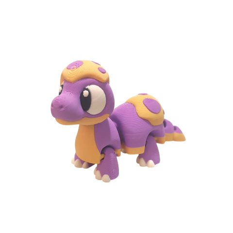 Imagem do Dinossauro Bebê Casca de Ovo Articulado 3D