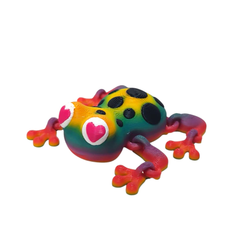 Perereca Apaixonada Articulada 3D na internet