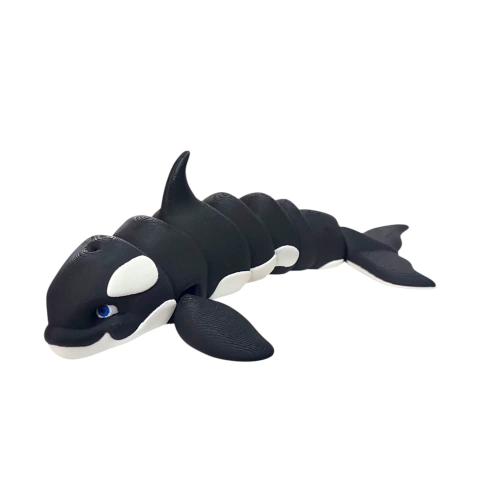 Baleia Orca Willy Articulada 3D - comprar online