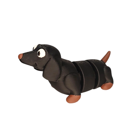 Miniatura de Dachshund (Salsicha) Articulado 3D na internet