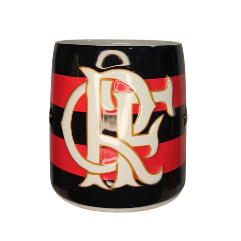 Caneca Oficial Flamengo 300ml - Edição Estrelas Douradas - comprar online