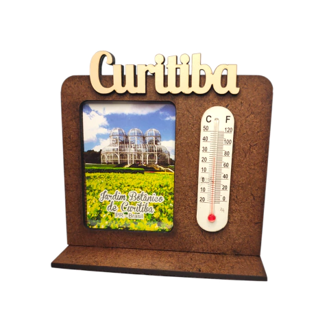 Porta-Retrato/Termômetro de Mesa - Jardim Botânico de Curitiba - loja online