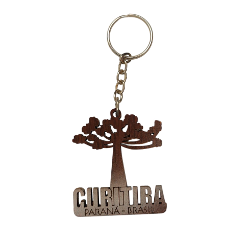 Chaveiro de Madeira Araucária - Curitiba na internet