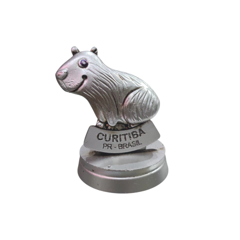 Miniatura em Resina Capivara Sorriso - Curitiba (PR)