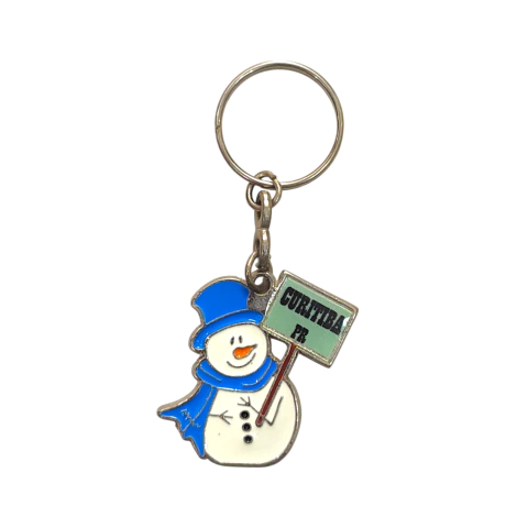 Chaveiro de Metal Boneco de Neve - Curitiba (PR) na internet