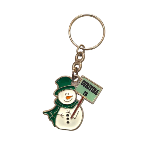 Chaveiro de Metal Boneco de Neve - Curitiba (PR) - comprar online