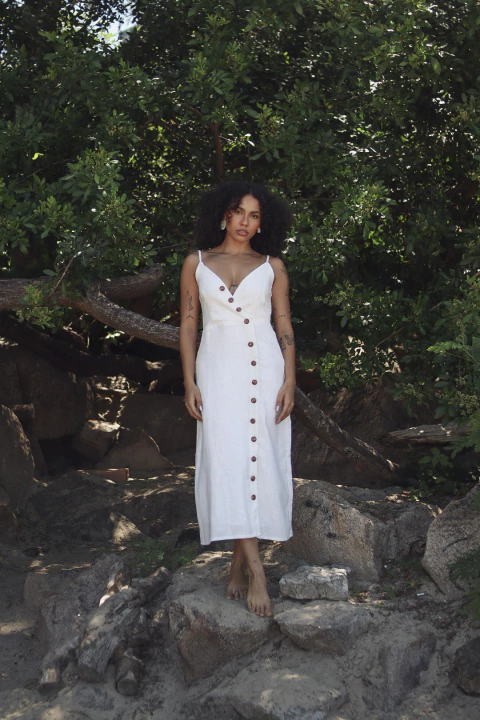 Vestido Mariah Offwhite - comprar online