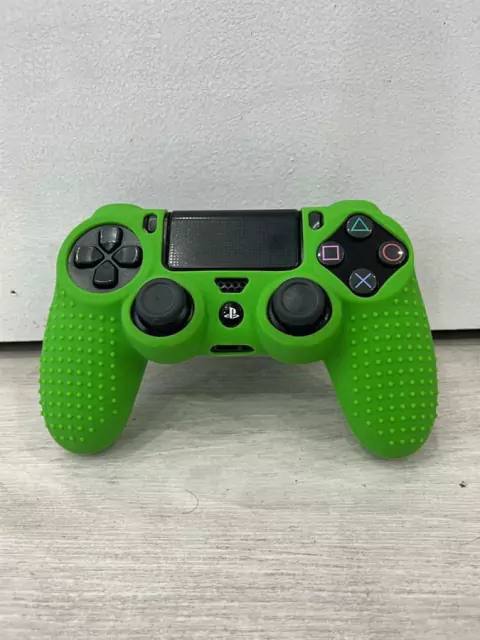 FUNDA DE SILICONA ANTIDESLIZANTE JOYSTICK PS4 - VERDE - comprar online