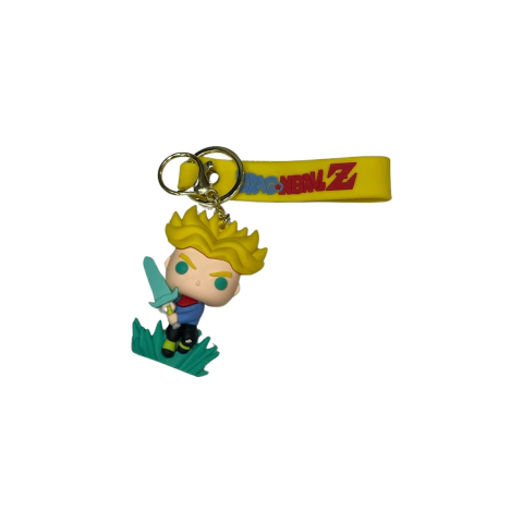 LLAVERO DE GOMA TRUNKS SSJ IRACUNDO - comprar online