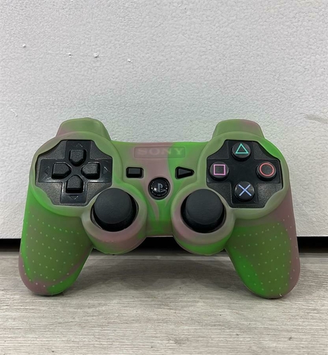 FUNDA SILICONA JOYSTICK PS3 - VERDE Y MARRON - comprar online