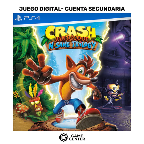2X1 CRASH BANDICOOT N. SANE TRILOGY - PS4 CUENTA SECUNDARIA - comprar online