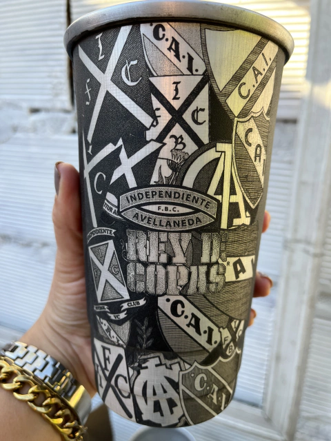 Vaso Fernetero 900ml - Independiente