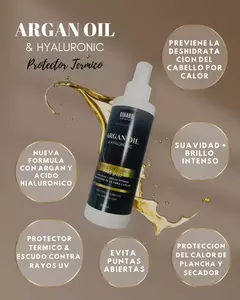 SECADOR DE PELO EVEND® + PROTECTOR TERMICO ARGAN OIL - tienda online