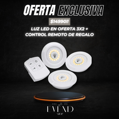 SET LUZ LED EN OFERTA 3X2 + CONTROL REMOTO DE REGALO