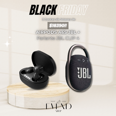 AIRPODS JBL A6S + PARLANTE CLIP 4 DE REGALO