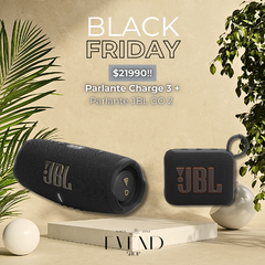 PARLANTE JBL CHARGE 3 + JBL GO 2 DE REGALO