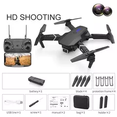 Imagen de MINI DRON E88 CON DOBLE CAMARA HD - ¡¡50% OFF SOLO POR 24HS!!