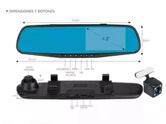 ESPEJO RETROVISOR + SOPORTE DE CELULAR DE REGALO - tienda online