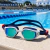 Kit de natación - Antiparras espejadas con gorra de lycra