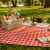 Canasta de Picnic Plegable - Mesita con Portavaso