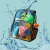 Mochila PVC Impermeable Transparente - Grande - comprar online