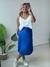 SAIA MIDI AZUL PLISSADA C CINTO LITS P