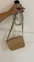 BOLSA TIRACOLO BEGE ALCA GLITTER MELISSA