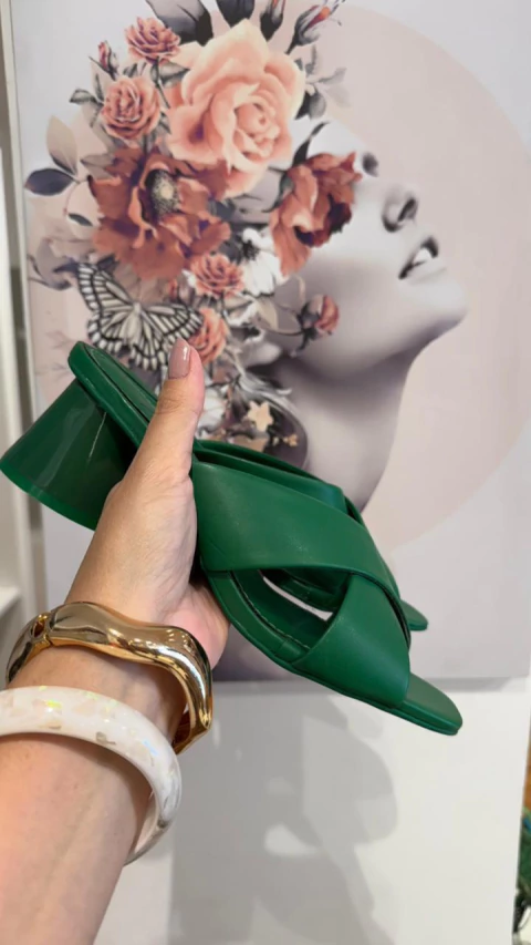 SAND SALTO BAIXO VERDE ESC TIRA TRANSP SONHO DOS PES 36