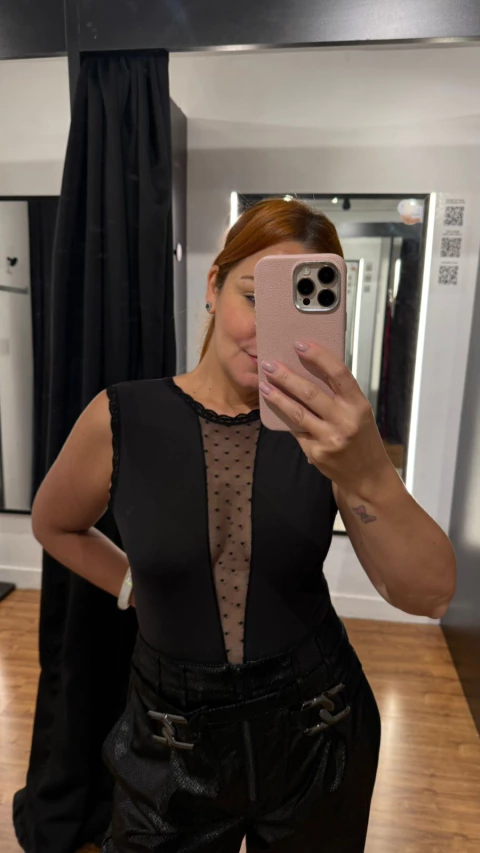 BODY CAVADO PRETO RENDA SUSPIRO INTIMO G