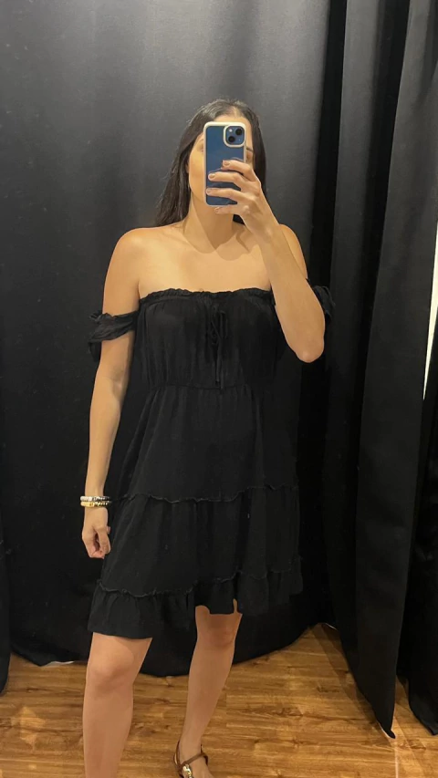 VEST C PRETO OMBRO OMBRO AMARR AQUAMAR G