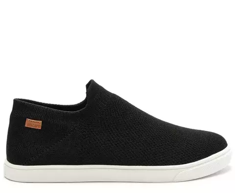 Tênis Slip On Knit Preto
