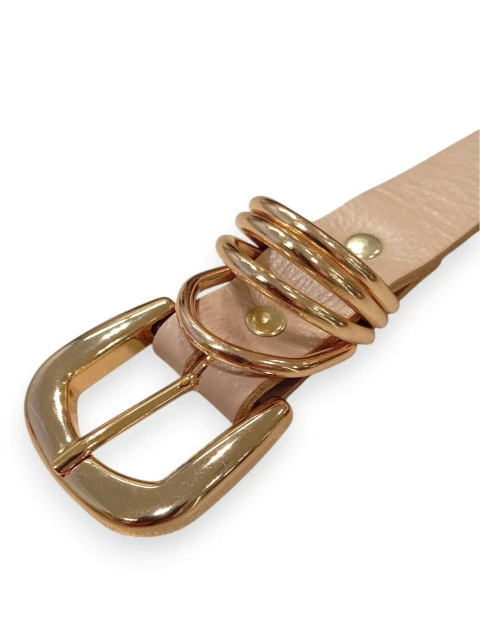 Cinto Gabriela Nude Couro